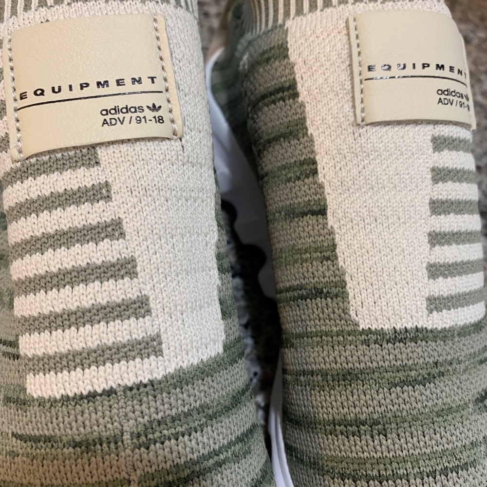Adidas Women’s EQT Sock Primeknit Cargo-Brown New - Picture 8 of 8